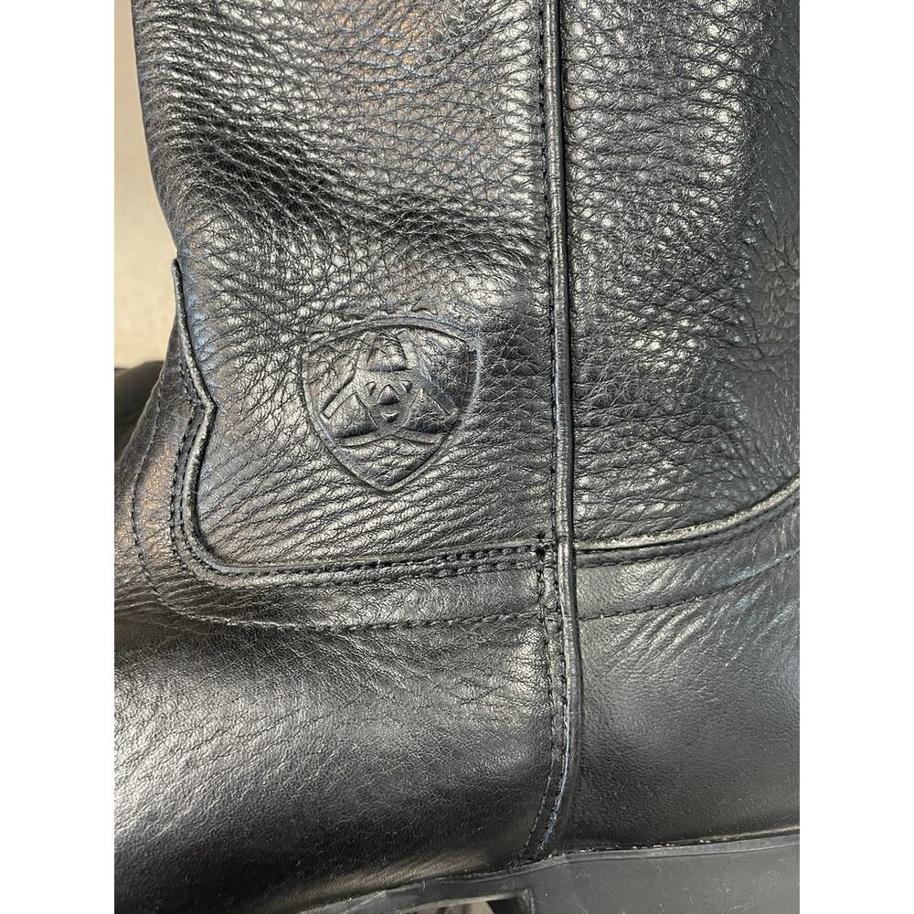 Ariat A-1 Classic Women’s Size 9.5 Cowgirl Boots Black Leather Western Wear - Picture 8 of 14